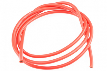 13AWG/2,6qmm silikon kabel (červený/1m)