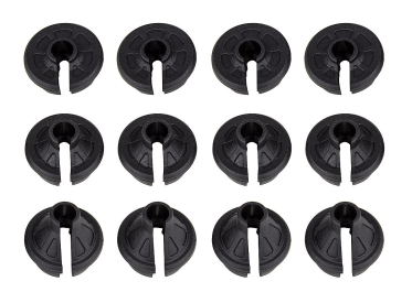 13mm spodní plastové talířky pro olejové tlumiče, 3x 4 ks.