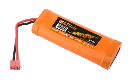 NiMH 5000 mAh 7,2V 36 Wh