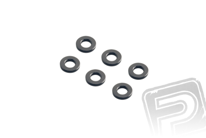 1x6mm podložky - šedé (6 ks.)