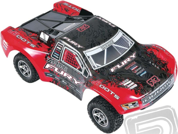 RC auto 2016 Fury BLX 2WD, červenočerná