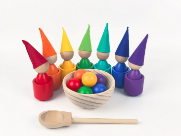 2Kids Toys Duhové panenky s míčky 7 barev