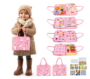 2Kids Toys Senzorická busy kniha Jedonorožec 3