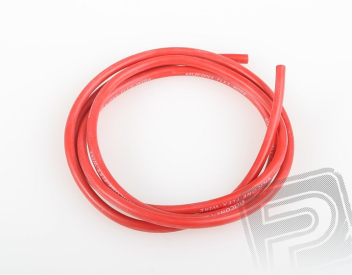 3.3mm /12awg Powerwire/kabel červený (1.0m)