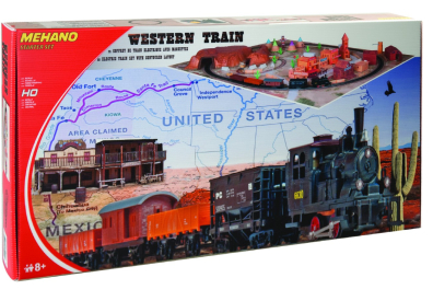 MEHANO Train set Western s maketou tratě