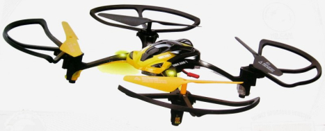 RC dron Rayline R8 FPV, žlutá