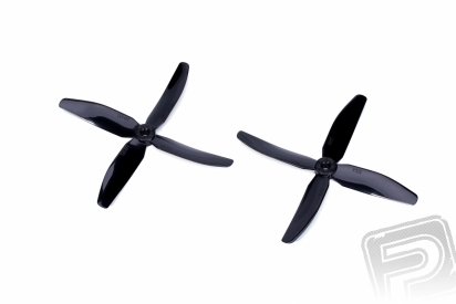 4-listá vrtule 5x4 CW/CCW černá (1 pár)