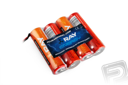 4.8V 2000AA Long RAY RX 4čl. přijímačový (plochý)