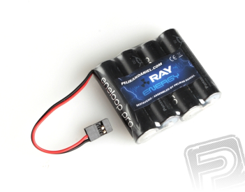 4.8V 2500AA ENELOOP Sanyo RX 4čl. přijímačový (plochý)
