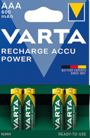 VARTA 56703 AAA micro accu 800 MAH, NiMH 4ks