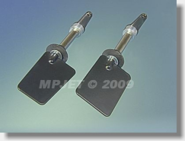 54051 Kormidlo obdélníkové 52x32 mm s přírubou, 1ks