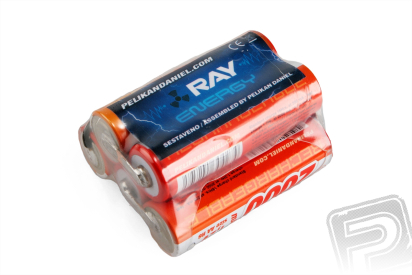 6.0V 2000AA Long RAY RX 5čl. přijímačový (pyramida)