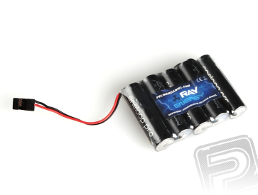 6.0V 2500AA ENELOOP Sanyo RX 5čl. přijímačový (plochý)