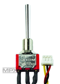 75750 2-pol přepínač krátky ZAP/VYP (Micro)