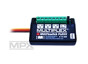75888 Multiswitch FLEXX tříkanálový RC spínač