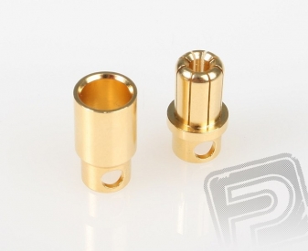 7948 G8.0mm 1 pár pružinový konektor zlatý