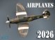 Nástěnný kalendář Airplanes 2026
