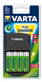 VARTA Plug charger + 4xAA 2100 mAh