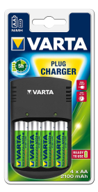 VARTA Plug charger + 4xAA 2100 mAh