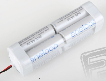 9.6V 2000AA Sanyo ENELOOP TX-HI 8čl. vysílačové