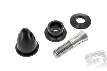 9040 Kleštinový unašeč vrtule 4,0 mm/M6 s kuželovou maticí