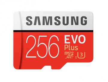 Samsung MicroSD Card EVO+ 256GB Class10 + Adapter MB-MC256GA/EU