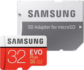 Samsung MicroSD Card EVO+ 32GB Class10 + Adapter MB-MC32GA/EU