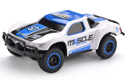 NA DÍLY - RC auto Muscle Racing 1:43, modrá