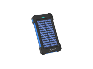 XLayer powerbank PLUS Solar 8000 mAh černá/modrá