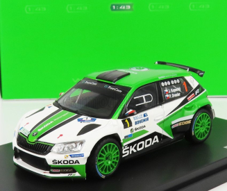 Abrex Škoda Fabia Iii R5 N 1 Rally Bohemia 2017 J.kopecky - P.dresler 1:43 Zelená Bílá