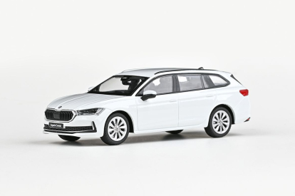 Abrex Škoda Superb IV Combi (2023) 1:43 - Bílá Purity