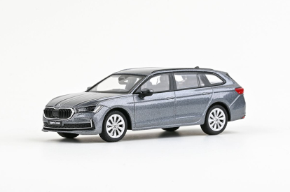 Abrex Škoda Superb IV Combi (2023) 1:43 - Šedá Graphite Metalíza
