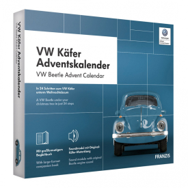 Adventní kalendář VW Brouk se zvukem 1:43, modrá