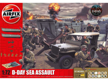 Airfix D-Day Sea Assault 75. výročí (1:72) (Giftset)