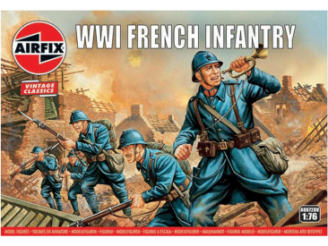 Airfix figurky - WW1 French Infantry (1:76) (Vintage)