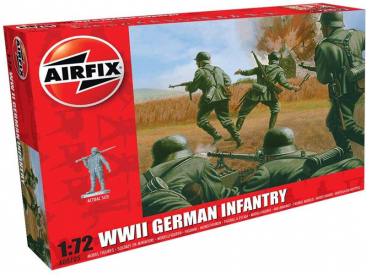 Airfix figurky - WWII německá pěchota (1:72)