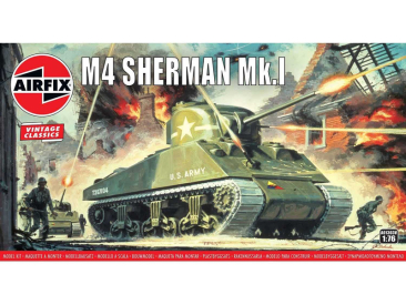 Airfix Sherman M4 Mk1 (1:76) (Vintage)