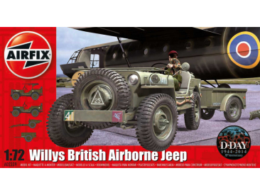 Airfix Willys Jeep, Trailer a 6PDR Gun (1:72)