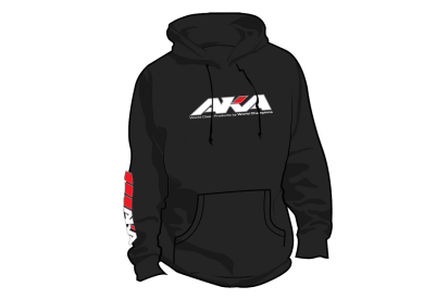 AKA BLACK HOODY mikina černá s kapucí - vel.