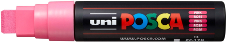 Akrylový popisovač UNI POSCA PC-17K 15mm - růžová