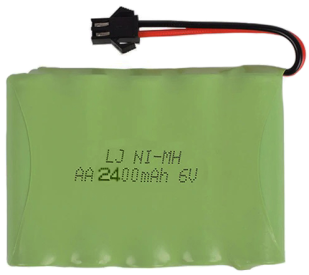 Akumulátor NiMH 6V 2400 mAh, SMP konektor