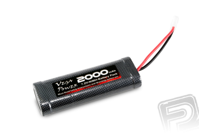 Akumulátor 2000mAh 7,2V NiMH (Tamiya kon.)