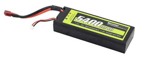 Akumulátor 7,4V 5400mah 45C Hardcase LiPo