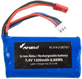Akumulátor Li-Ion 7,4V 1200mAh Amewi