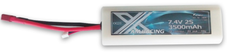 Akumulátor Li-Pol 2S 7,4 V 3000mAh Racing Car