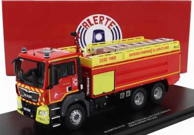 Alerte MAN Tgs 28.400 Tanker Truck Gallin Ccgc Sdis 41 Sapeurs Pompiers De Loir Et Cher 2020 1:43 Červená Žlutá