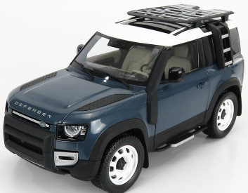 Almost-real Land rover New Defender 90 2020 1:18 Tasman Blue