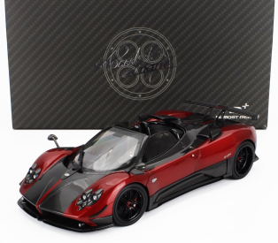 Almost-real Pagani Zonda 5 Cinque Roadster 2009 1:18 Červený Černý Uhlík