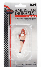 American diorama Figures Cosplay Girl 6 1:24 Béžová Bílá Oranžová