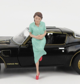 American diorama Figures Donna - Woman Sitting Lovers Figure 2 1:24 Světle Zelená